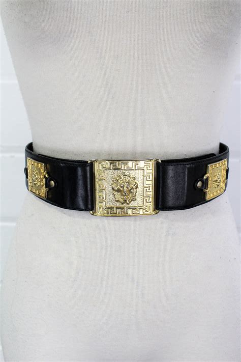 versace lion belt in yse|Versace Lion Belt .